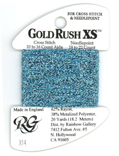 Rainbow Gallery Gold Rush XS / X14 Light Blue