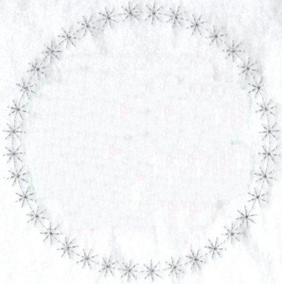 Snowflake Monogram Frame