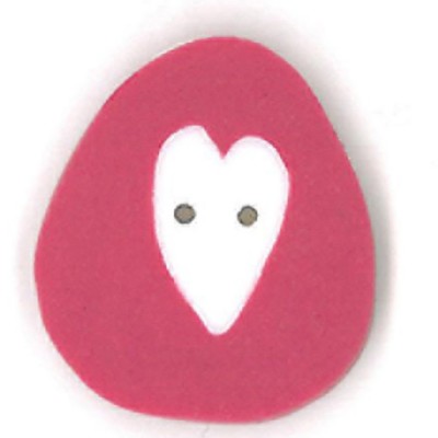Pink Easter Egg Button