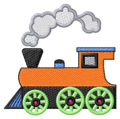 Train Machine Embroidery Designs | Embroidery Online Designs