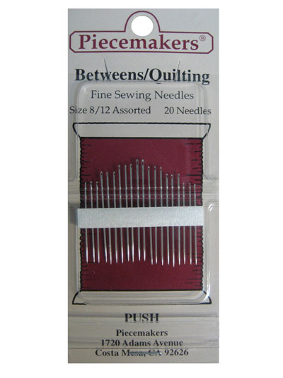 Piecemakers Betweens/Quilting / Size 9, 20 Needles