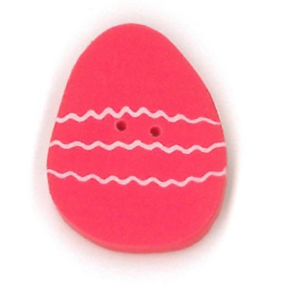 Coral Easter Egg Button
