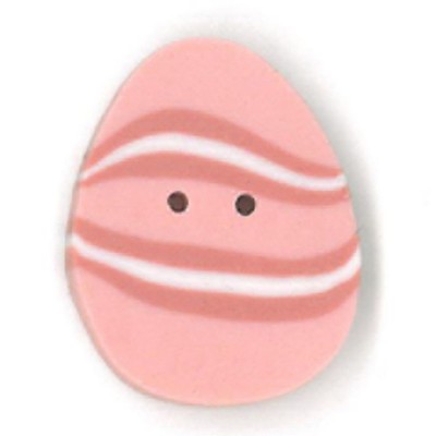 Small Pink Egg Button