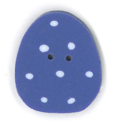 Perwinkle Easter Egg Button