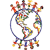 Globe with Children, smaller