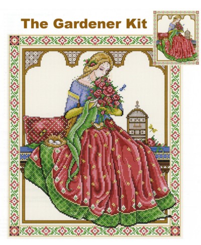 The Gardener Cross Stitch Kit