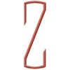 Circle 2 XL Letter Z, Middle
