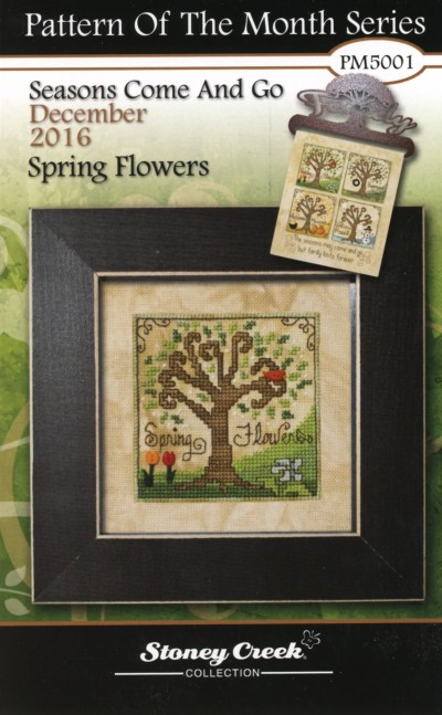 "Spring Flowers" Cross Stitch Pattern