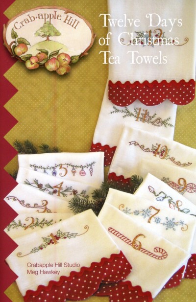 Twelve Days of Christmas Tea Towels Patterns