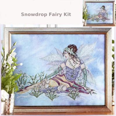 Snow Drop Fairy Cross Stitch Kit