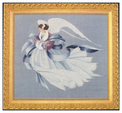 Angel of Winter Counted Cross Stitch Pattern