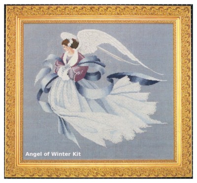 Angel of Winter Counted Cross Stitch Kit