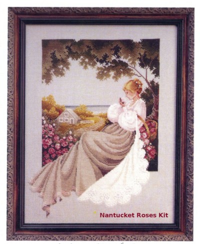 Nantucket Rose Cross Stitch Kit