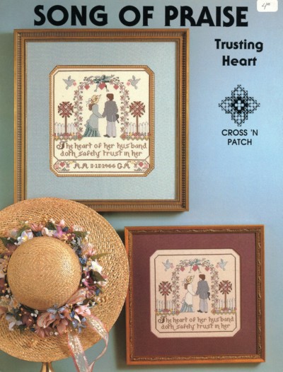 Song of Praise, Trusting Heart Counted Cross Stitch Leaflet