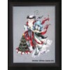 Image of Winter White Santa Cross Stitch Kit