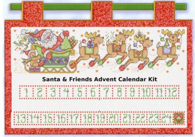 Advent Calendar Cross Stitch kit