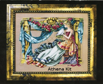 Athena Goddess Of Wisdom Cross Stitch Kit