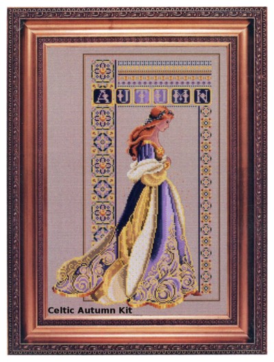 Celtic Autumn Cross Stitch Kit