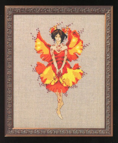 Miss Ginko (Autumn Pixie) Cross Stitch Pattern