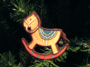 Animated view of completed ornament