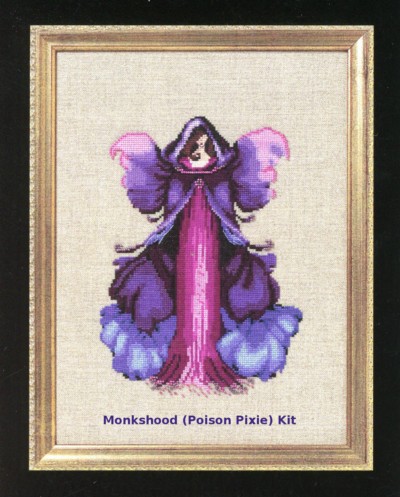 Monkshood (Poison Pixie) Cross Stitch Kit