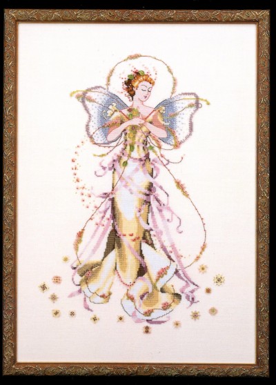 June's Pearl Fairy Cross Stitch Pattern