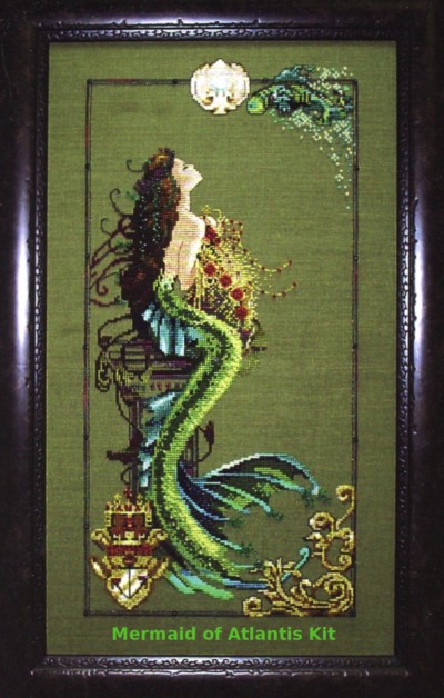 Mermaid Of Atlantis Cross Stitch Kit