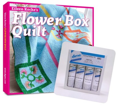 Flower Box Quilt Book + Stabilizer Variety Pack Bundle