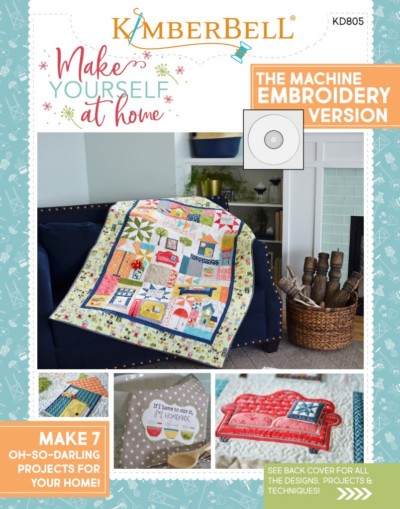 Kimberbell Make Yourself at Home Embroidery CD & Book