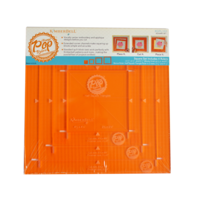Kimberbell Orange Pop Rulers (Square)