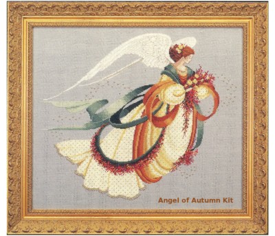 Angel of Autumn Counted Cross Stitch Kit