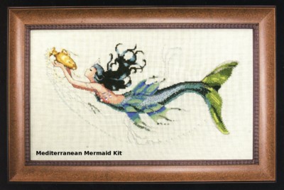 Mediterranean Mermaid Cross Stitch Kit