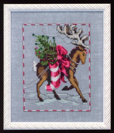 Prancer Christmas Eve Couriers Cross Stitch Pattern