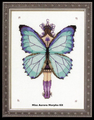 Miss Aurora Morpho Cross Stitch Kit