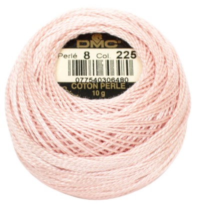 DMC Pearl Cotton Balls Article 116 Size 8 / 225 UL V LT Shell Pink