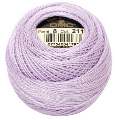 DMC Pearl Cotton Balls Article 116 Size 8 / 211 LT Lavender