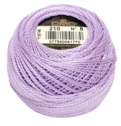 DMC Pearl Cotton Balls Article 116 Size 8 / 210 MD Lavender