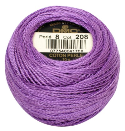 DMC Pearl Cotton Balls Article 116 Size 8 / 208 Very Dark Lavender