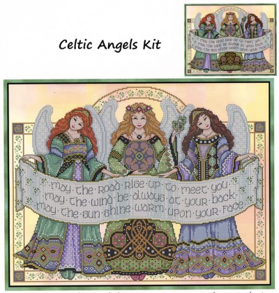 Celtic Angels Cross Stitch Kit