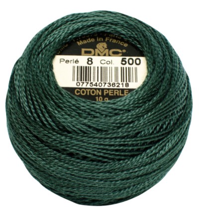 DMC Pearl Cotton Balls Article 116 Size 8 / 500 Very Dark Blue Green