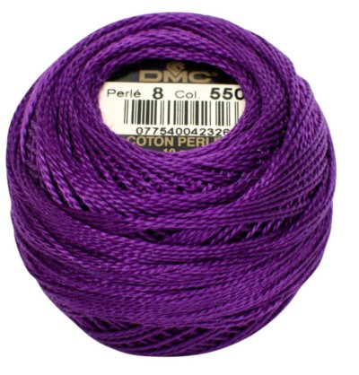 DMC Pearl Cotton Balls Article 116 Size 8 / 550 V DK Violet