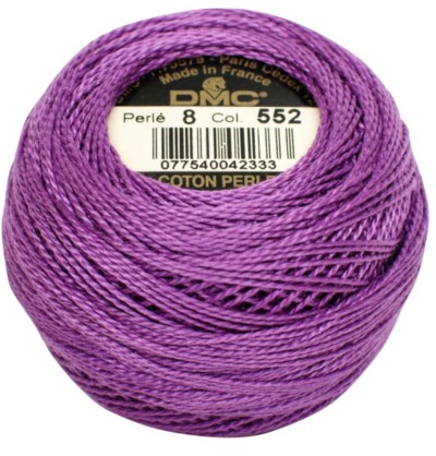 DMC Pearl Cotton Balls Article 116 Size 8 / 552 MD Violet