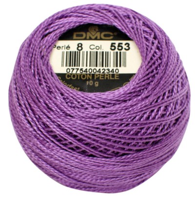 DMC Pearl Cotton Balls Article 116 Size 8 / 553 Violet