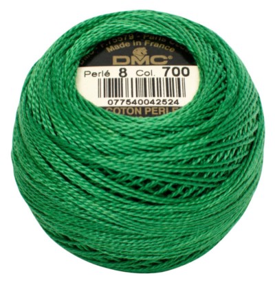 DMC Pearl Cotton Balls Article 116 Size 8 / 700 Bright Green