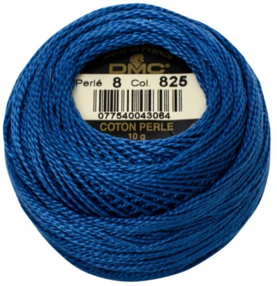 DMC Pearl Cotton Balls Article 116 Size 8 / 825 DK Blue