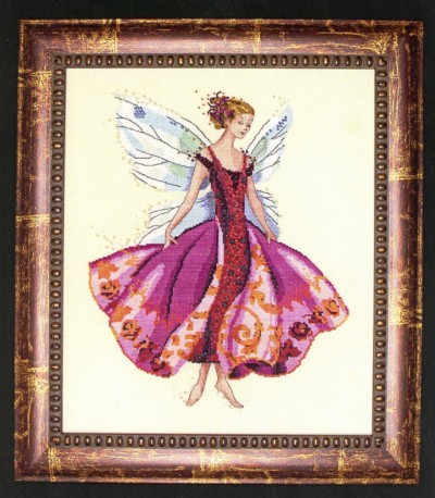 January Garnet Fairy Cross Stitch Pattern / January's Garnet Fairy Cross Stitch Pattern