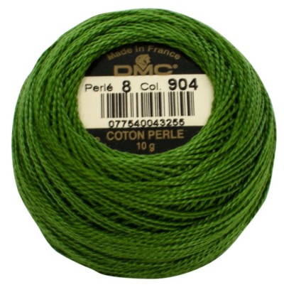 DMC Pearl Cotton Balls Article 116 Size 8 / 904 V DK Parrot Green