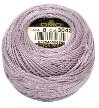 DMC Pearl Cotton Balls Article 116 Size 8 / 3042 LT Antique Violet