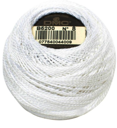 DMC Pearl Cotton Size 8, Cotton Perle No. 8