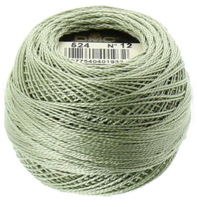 DMC Pearl Cotton Balls Article 116 Size 12 / 524 Very Light Fern Green